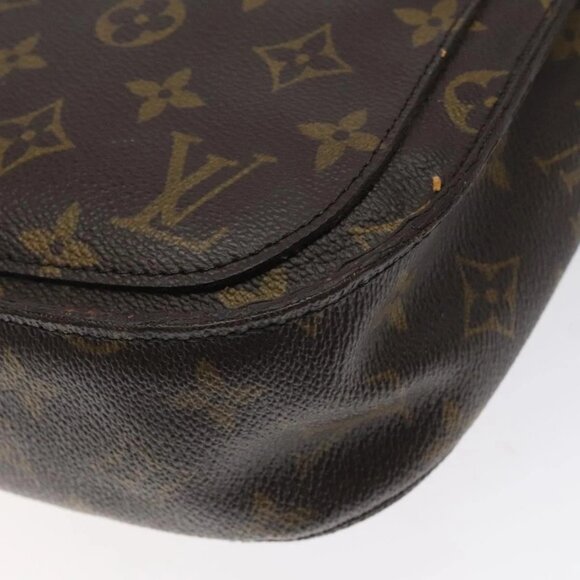 LOUIS VUITTON Monogram Monogram Saint Cloud GM Shoulder Bag M51242 Auth 122628 - Picture 3 of 16